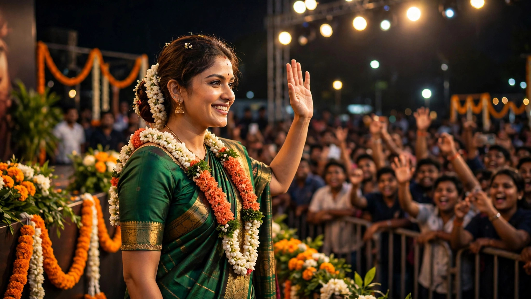நடிகை ரசிகர் சந்திப்பு